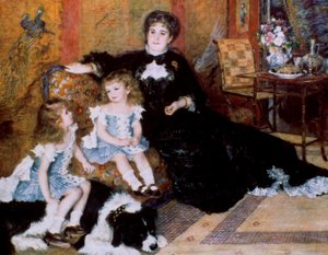 Madame Georges Charpentier och hennes barn, 1878 av Pierre Auguste Renoir