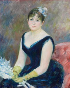 Fru Léon Clapisson av Pierre Auguste Renoir