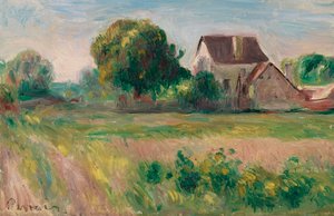 Häuser in Essoyes, ca. 1890 von Pierre Auguste Renoir