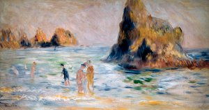 Moulin Huet Bay, Guernsey, c1883 av Pierre-Auguste Renoir