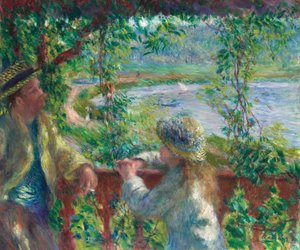 Nära sjön av Pierre Auguste Renoir