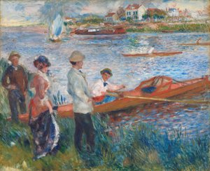 Oare i Chatou, 1879. av Pierre Auguste Renoir