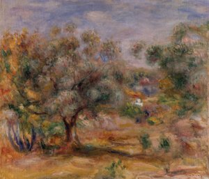Olivträd i Les Collettes, ca 1910-15 (olja på duk) av Pierre Auguste Renoir