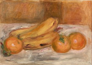 Apelsiner och bananer av Pierre Auguste Renoir