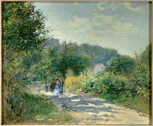 Vägen till Louveciennes av Pierre Auguste Renoir