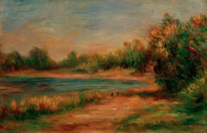 Landskap på Guernsey av Pierre-Auguste Renoir