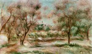 Grasse landskap av Pierre Auguste Renoir