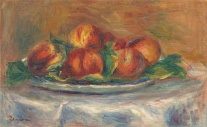 Persikor på en tallrik, 19021905. av Pierre-Auguste Renoir