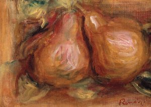 Päron; Päron, c.1915 av Pierre Auguste Renoir