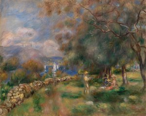 halvön Saint-Jean av Pierre-Auguste Renoir