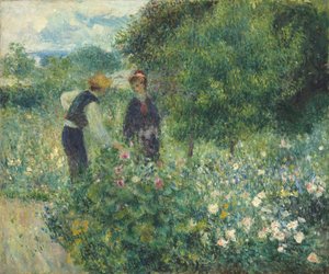Plocka blommor av Pierre Auguste Renoir