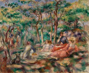 Picknick (lunch på gräset) av Pierre Auguste Renoir
