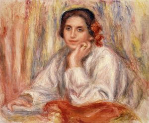Porträtt av Vera Sergine Renoir, 1914 av Pierre Auguste Renoir