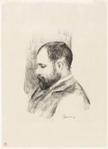 Porträtt av Ambroise Vollard av Pierre Auguste Renoir