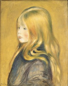 Porträtt av Edmond Renoir, Jr., 1888 av Pierre Auguste Renoir