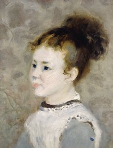 Porträtt av Jeanne Sisley, 1875 av Pierre Auguste Renoir