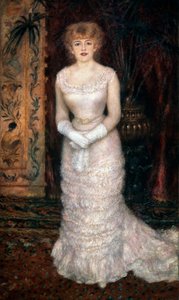 Porträtt av skådespelerskan Jeanne Samary, 1878. av Pierre Auguste Renoir