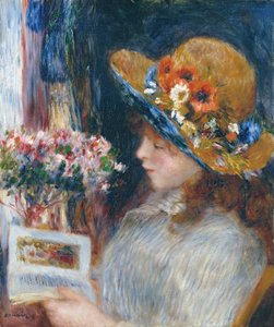 Läsande flicka av Pierre Auguste Renoir