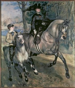 Ryttare i Bois de Boulogne av Pierre Auguste Renoir