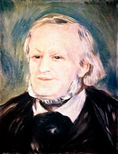 Richard Wagner 1813-1883, tysk kompositör, dirigent och essäist, 1882 av Pierre Auguste Renoir