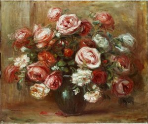 Rose stilleben av Pierre Auguste Renoir