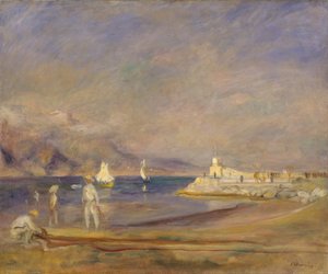 St Tropez, 1898-1900 av Pierre Auguste Renoir