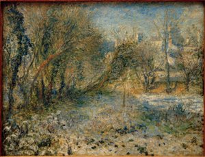 Snölandskap av Pierre Auguste Renoir