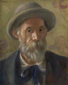 Självporträtt, 1899 av Pierre Auguste Renoir