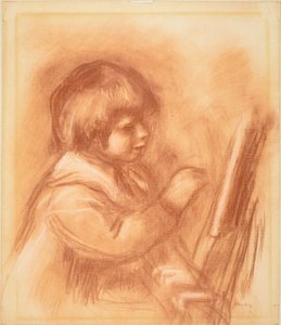 Konstnärens son Claude eller Coco, ca. 1906. av Pierre Auguste Renoir