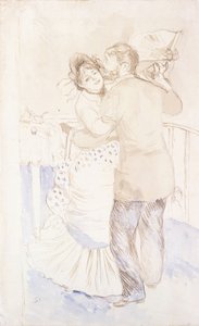 Landsdansen, 1883 av Pierre Auguste Renoir
