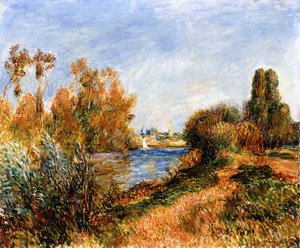 Seinen i Argenteuil, 1888 av Pierre Auguste Renoir