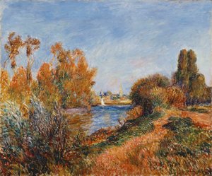 Seinen vid Argenteuil; Seinen i Argenteuil, 1888 av Pierre-Auguste Renoir