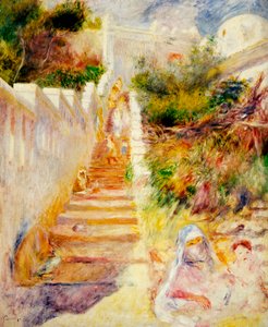 Stegen, Alger, ca 1882 av Pierre-Auguste Renoir
