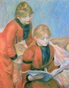 De två systrarna (pastell) av Pierre Auguste Renoir
