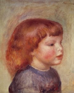 Barnhuvud av Pierre Auguste Renoir