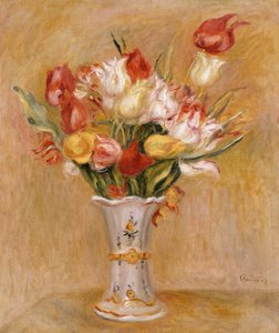 Tulpaner av Pierre Auguste Renoir