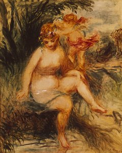 Venus och kärlek av Pierre Auguste Renoir