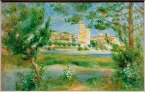 Villeneuveles-Avignon von Pierre Auguste Renoir