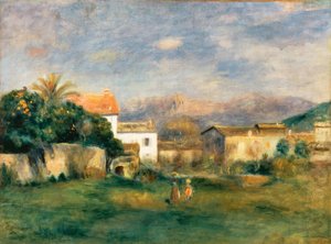 Utsikt över Cagnes av Pierre Auguste Renoir