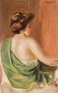 Kvinna från baksidan, av Pierre Auguste Renoir