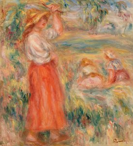 Women in the Fields (Femmes aux champs) av Pierre Auguste Renoir