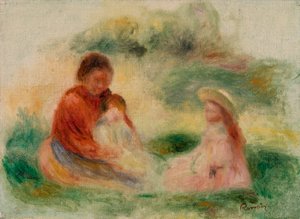 Ung familj av Pierre-Auguste Renoir
