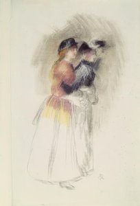 Två kvinnor av Pierre Auguste Renoir