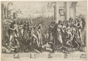 Allegori om skulptur av Pierre Biard the Younger