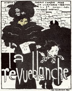 Konst. Revyen Blanche. Affisch av Pierre Bonnard, Frankrike av Pierre Bonnard