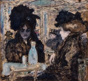 På caféet, ca 1894 (olja på duk) av Pierre Bonnard