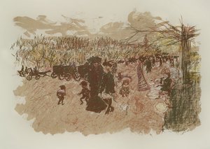 Avenue i Bois de Boulogne, 198999 av Pierre Bonnard