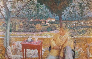 Samtal i Provence, ca 1913-14 (olja på duk) av Pierre Bonnard