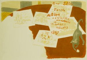 Omslag till "Album med originaltryck från Vollard Gallery"; "Album med originaltryck från Vollard Gallery" av Pierre Bonnard