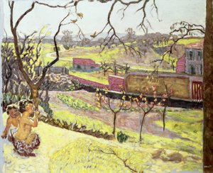 Tidig vår (små fauner), c.1909 av Pierre Bonnard
